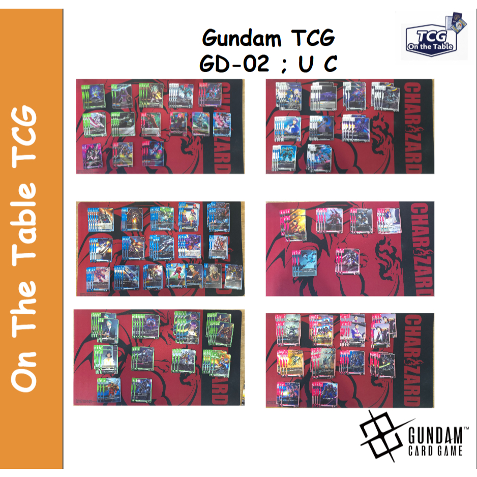 [GD02 - UC] การ์ด Gundam TCG