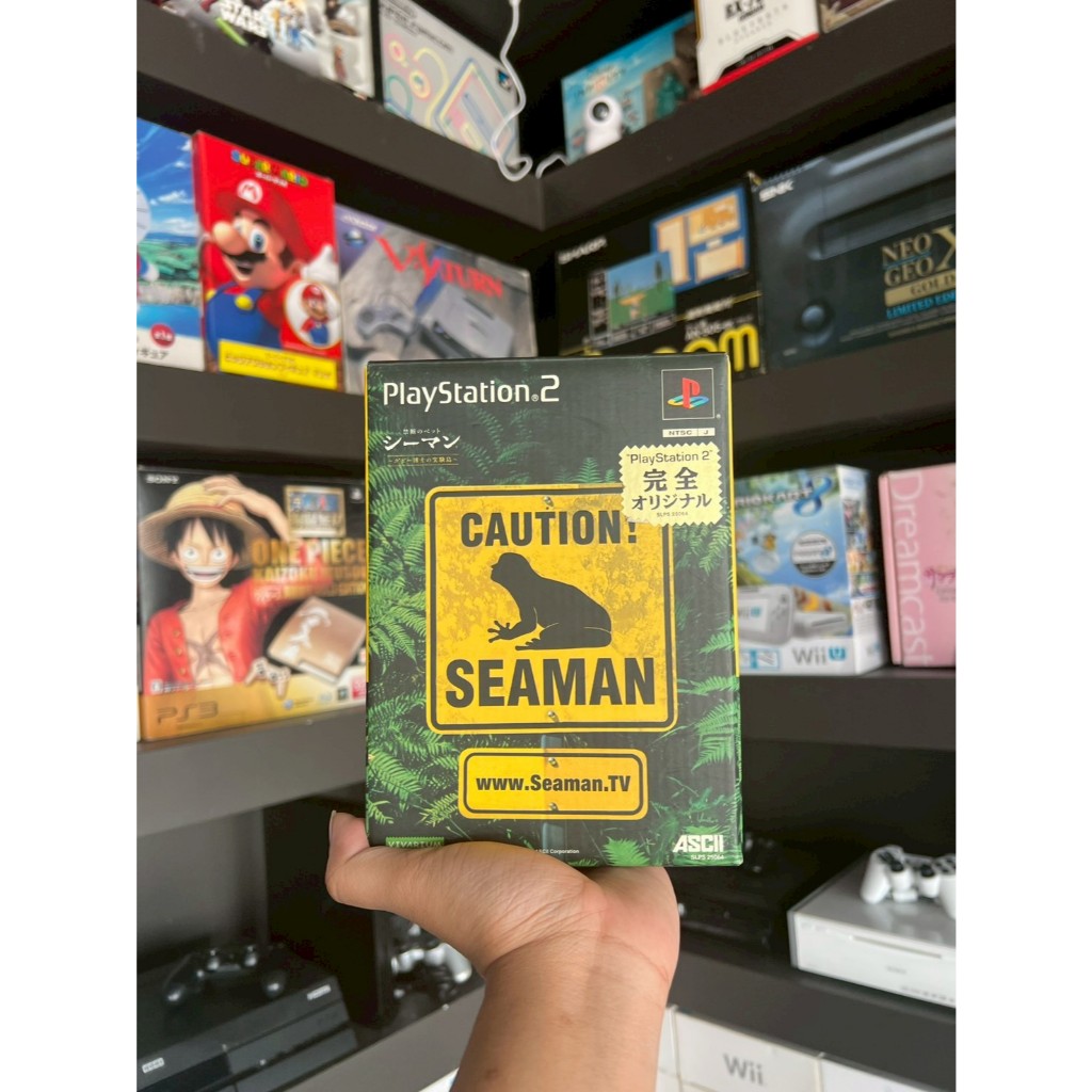 แผ่นแท้ PS2 Box Set Japan Seaman & Controller