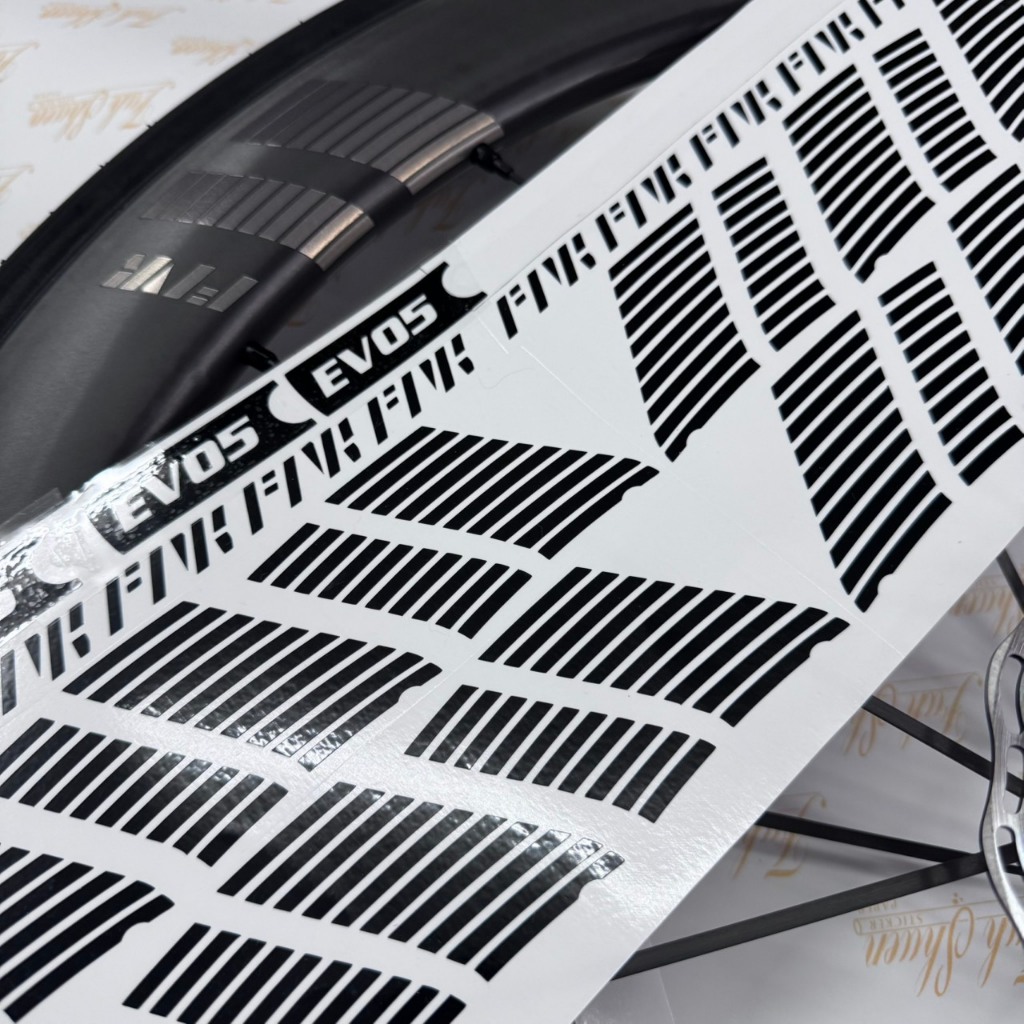 Farsports Evo5 Decal Kit สติ๊กเกอร์ PVC ล้อจักรยาน