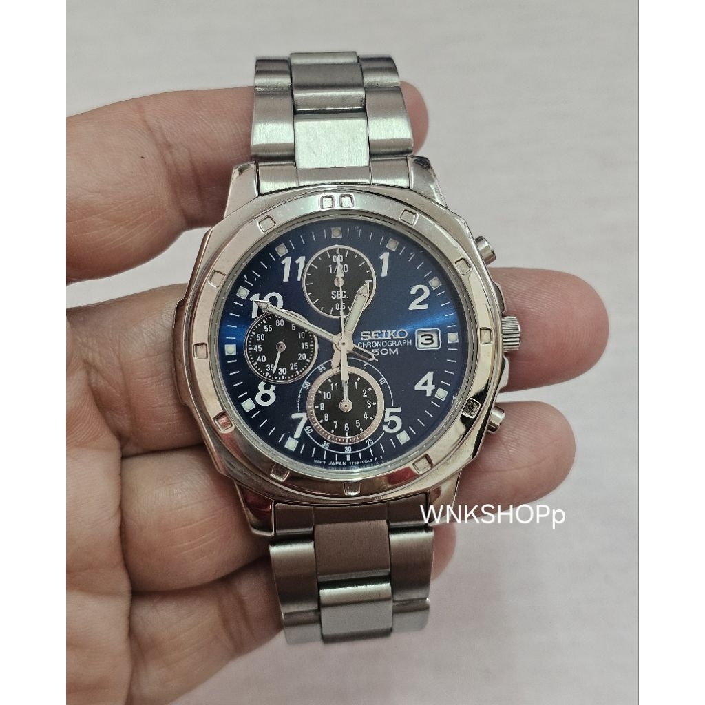 SEIKO รุ่น 7T92-0CA0 CHRONOGRAPH 50M.