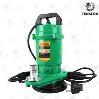 Tensfox ปั๊มแช่ 1 นิ้ว ปั๊มน้ำ ปั๊มแช่ไฟฟ้า ปั๊มจุ่ม 0.5HP 450W มอเตอร์ทองแดงแท้ 100% สายไฟ 3 เมตร Submersible Pump
