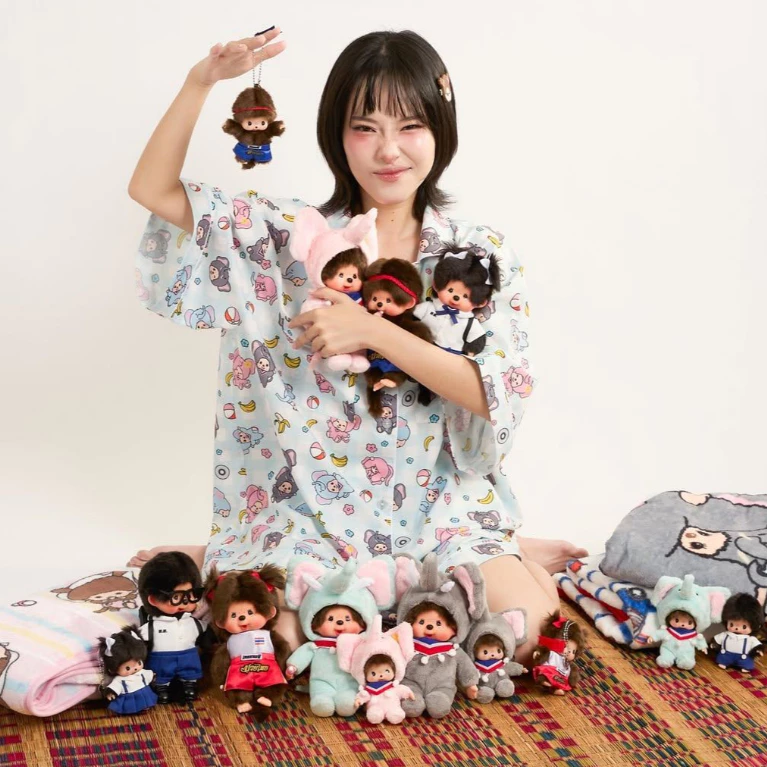Monchhichi Thai-Thai Collection Plush - ตุ๊กตาและพวงกุญแจ มอนชิชิ ไทยไทย คอลเลคชัน ลิขสิทธิ์แท้100%