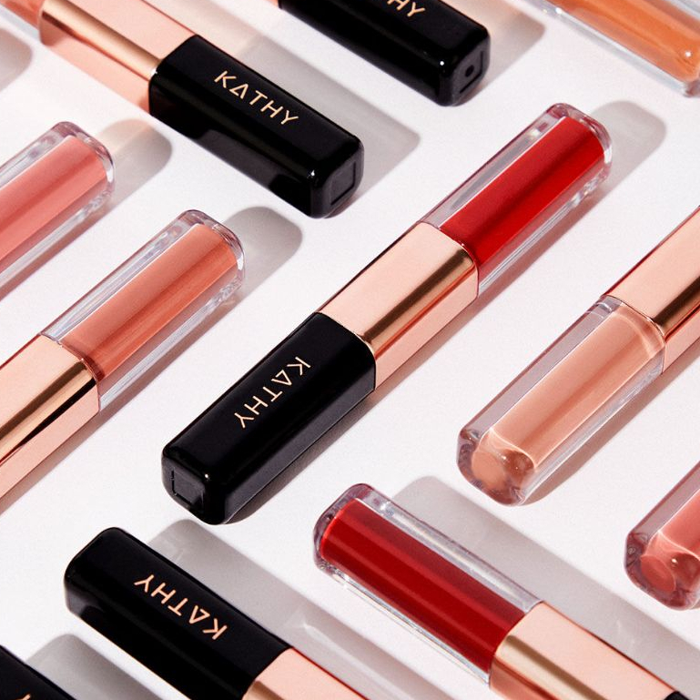 แท้ พร้อมส่ง รุ่นใหม่ล่าสุด KATHY AMREZ LIP DUO MATTE & SHINE FIX ลิปดูโอ แมทแอนท์ชายน์ ฟิกซ์ ลิปดูโ