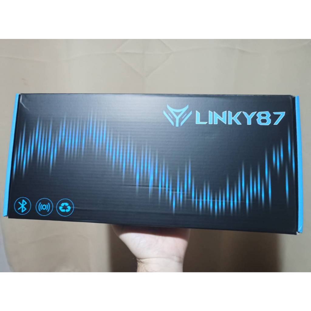 (มือ1ไม่เคยใช้งาน) ELECFOX LINKY87 Mechanical Keyboard Tri-Mode Gasket ปรับโหมดได้