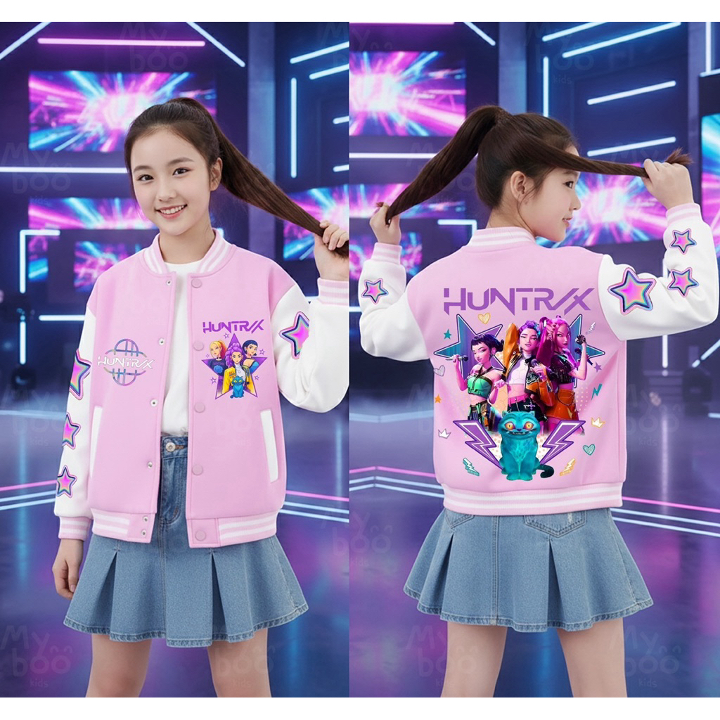 [สั่งแล้วขอคืนเงินรบกวนอย่าสั่งนะคะ] เสื้อคลุมแขนยาว Huntrix Sodapop ลายสุดฮิต