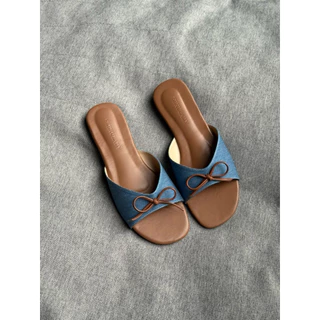 รุ่น BOWZII รองเท้าแผ่นคาดติดโบว์ พร้อมส่ง februlady