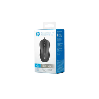 HP OPTICAL WIRED MOUSE 100 BLACK (6VY96AA#UUF)