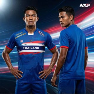 NAP THAILAND เสื้อกีฬาแขนสั้น ผ้าไมโคร พิเศษพิมพ์ชิ้น ลายสวย…