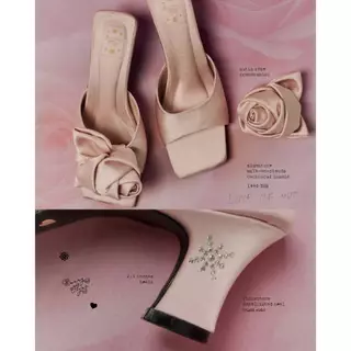 [หน้าเท้ากว้าง/มีเนื้อ +1 ไซส์] Flynn x Bunny - RSVP Only Heels รองเท้าส้นสูง 2 นิ้ว ดีเทลปัก ไม่เมื่อย (รองเท้าออกงาน)