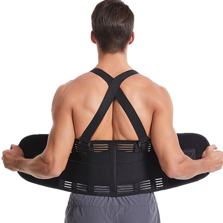 Back Support บล็อคหลัง | สายรัดเอวแก้ปวดหลัง ปวดเอว | ช่วยพยุงหลังและเอว | เหมาะยกของ / นั่งทำงานนาน ลดอาการปวด
