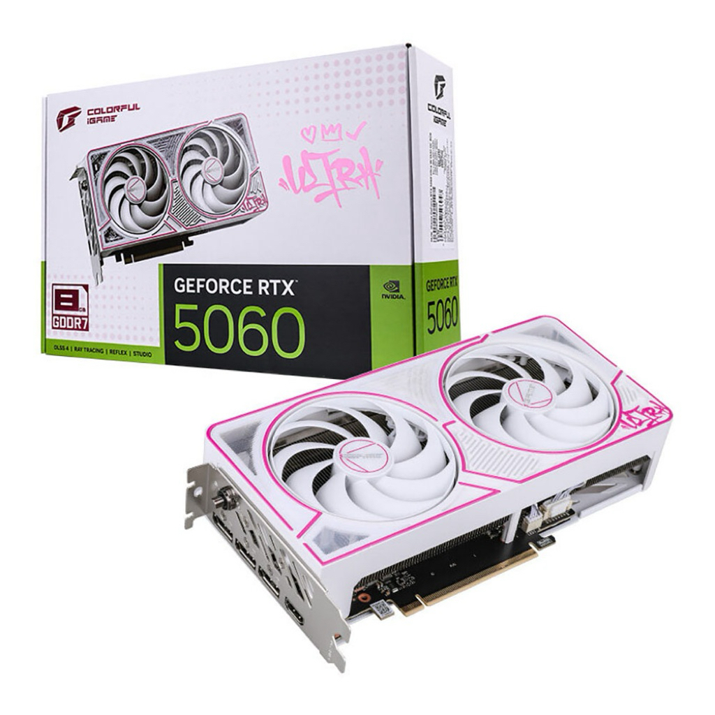 VGA COLORFUL IGAME RTX5060 ULTRA W DUO OC 8GB (การ์ดจอมือสอง)