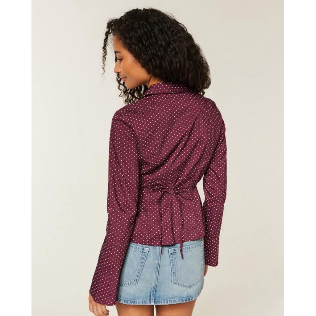 #HOLLISTER #เสื้อคอปก #พร้อมส่ง