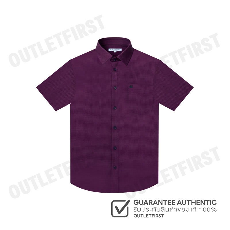 GUY LAROCHE รุ่น MAN'S SHORT SLEEVES SHIRT CODE: BAC9204S4RE เสื้อเชิ้ต เสื้อแขนสั้น เสื้อผู้ชาย