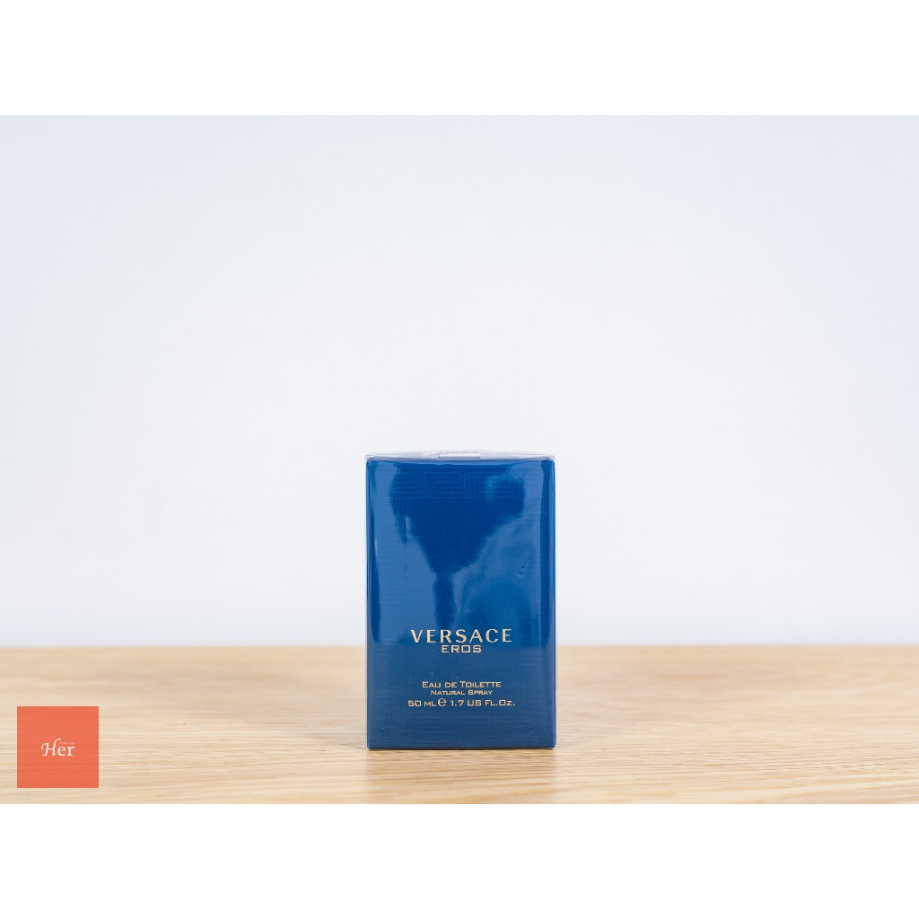 สินค้าแท้ 100% [พร้อมส่ง] Versace Eros Pour Homme EDT ขนาด 50 ML