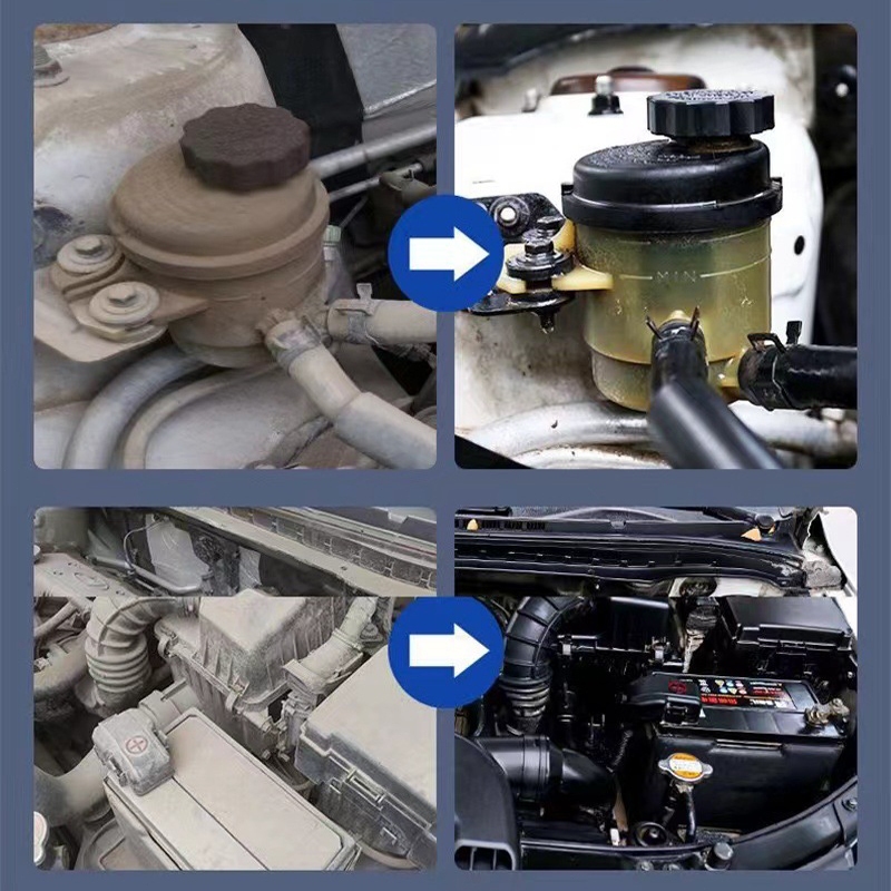 ไม่ต้องล้างน้ำ สเปรย์ล้างห้องเครื่อง พร้อมฟังชั่นทำความสะอาด น้ำยาล้างห้องเครื่อง หล่อลื่นและปกป้องเครื่อง engine clean - รูปที่ 5