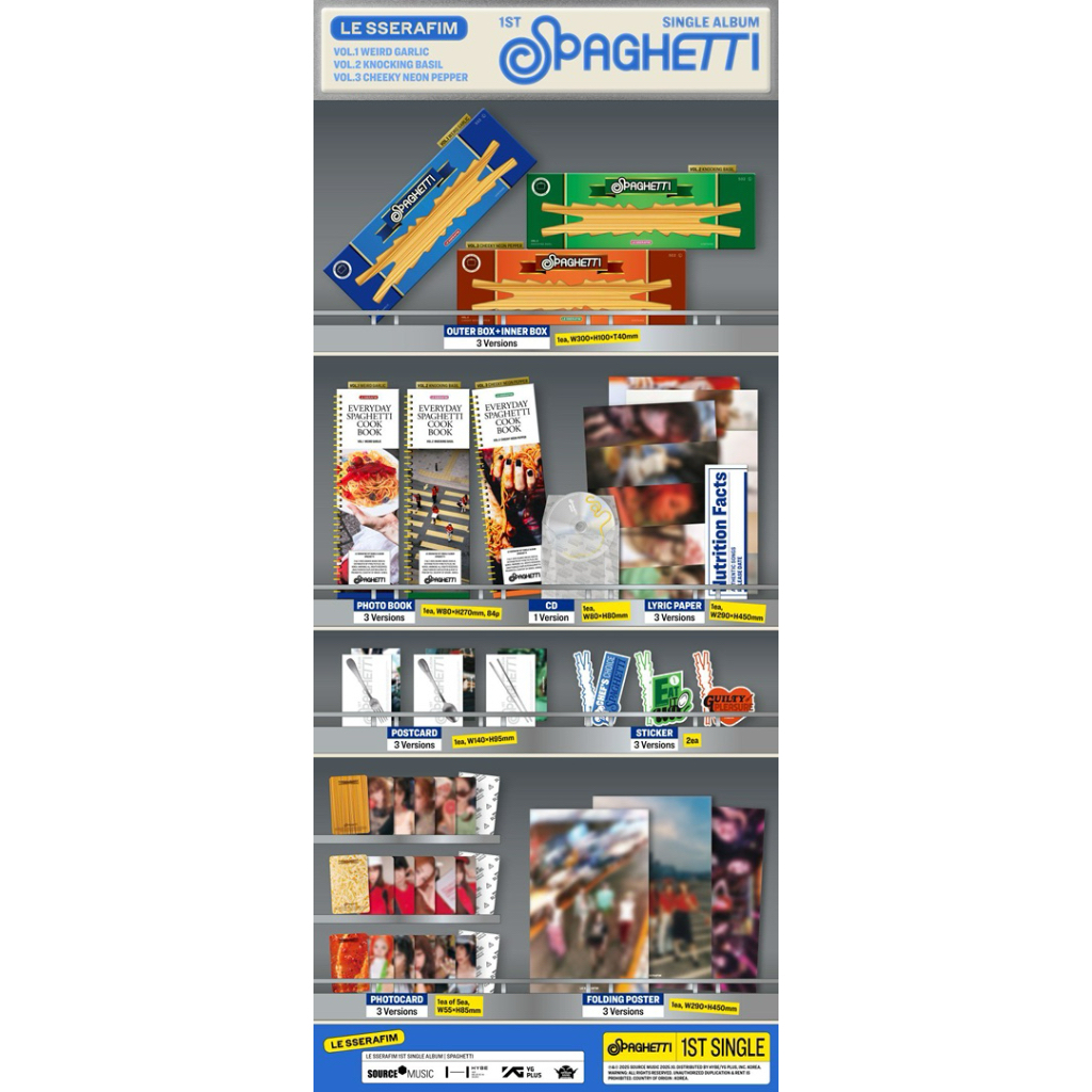 พร้อมส่ง อัลบั้ม LE SSERAFIM - รูปที่ 5