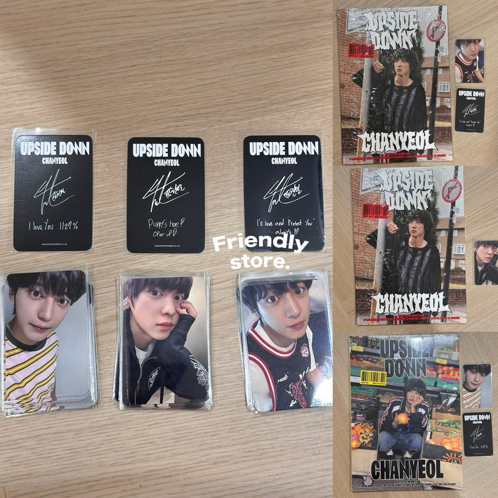 (พร้อมส่ง) chanyeol - upside down photobook ver. รอบไซน์ ITTA