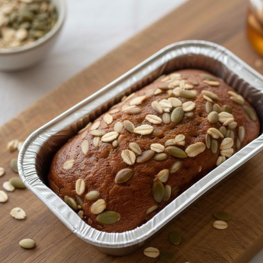 มีส่งด่วน! Grains Banana Cake เค้กกล้วยหอมธัญพืชพรีเมี่ยม เมล็ดอัลมอนด์และเมล็ดทานตะวัน (UFM-8)
