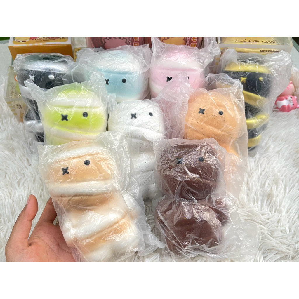 LBLDUO Mummy Squishy 4 สี | สกุชชี่มัมมี่ หนานุ่ม สโลว์สะใจ บีบเพลิน(ไซส์กลาง)