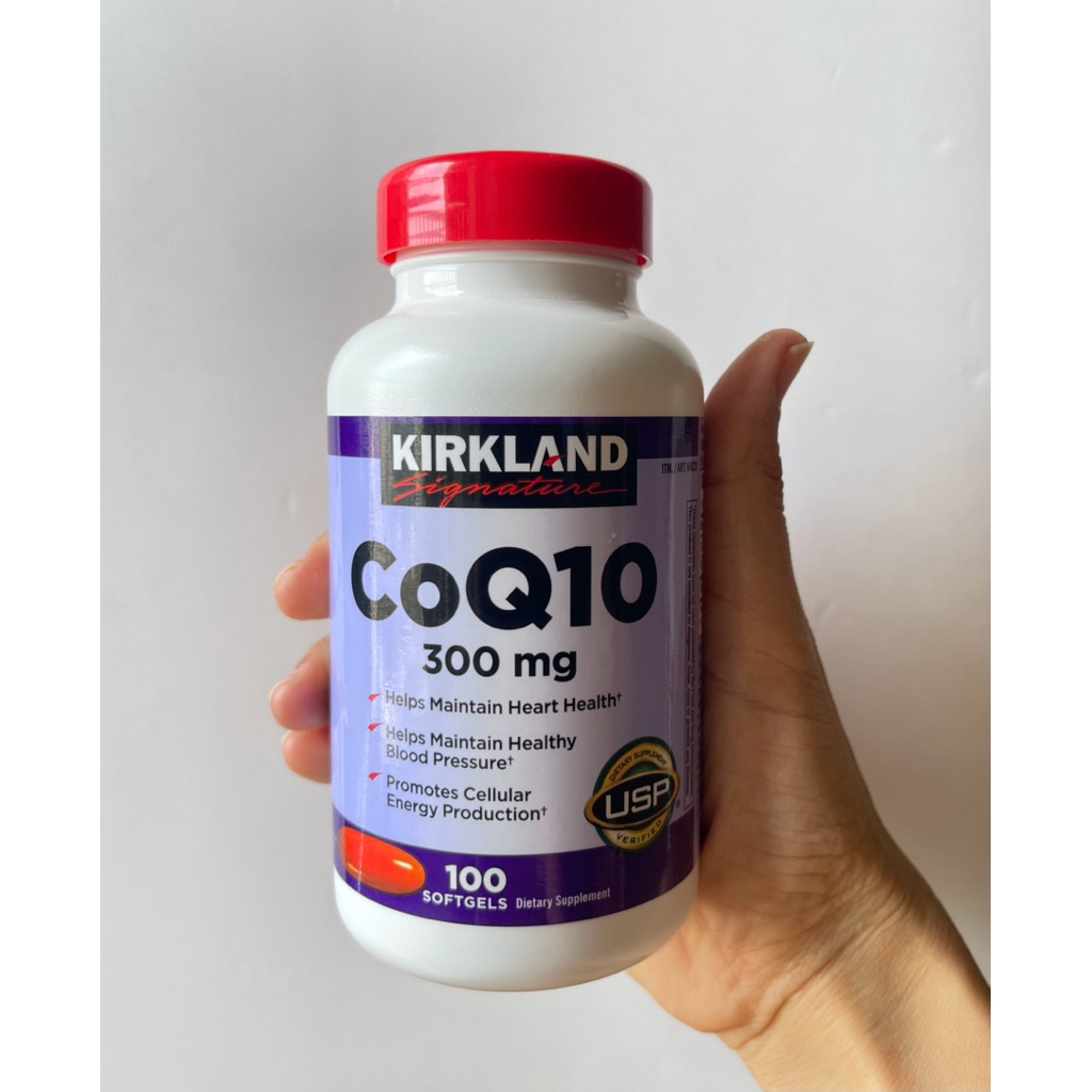 Kirkland CoQ10 300 mg 100 softgels ของแท้จาก USA🔥Exp.05/2027🔥