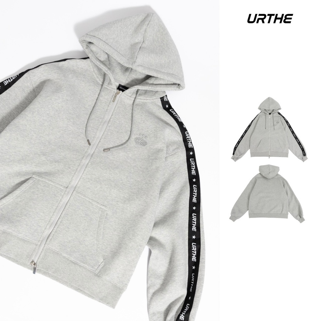 URTHE - เสื้อฮู้ด เสื้อกันหนาว Oversize รุ่น FLASH BACK HOODIE