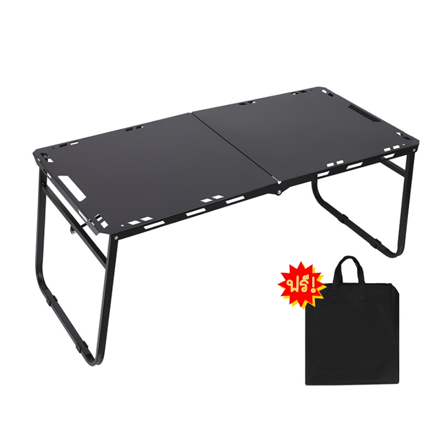 Yifeng โต๊ะพับ โต๊ะแค้มป์ปิ้ง พับเก็บได้ แถมฟรี กระเป๋า 533