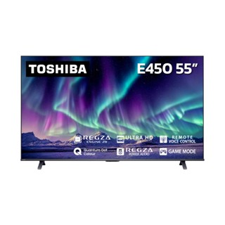 TOSHIBA ทีวีคิวแอลอีดี 55 นิ้ว (4K, QLED, VIDAA) 55E450RP จั…