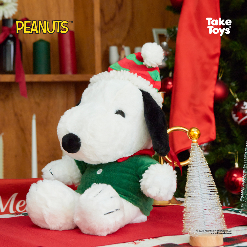 Take Toys Peanuts Cozy Wishes Plush 10 ນິ້ວ (ຕຸ໋ກກະຕານຸ່ມ) ຄອລເລັກຊັນ Peanuts