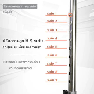 ไม้เท้า ผู้สูงอายุ ไม้เท้าสแตนเลส 3 ขา 4 ขา ก้านร่ม ค้ำยัน ไม้เท้าคนแก่ ช่วยพยุง พับเก็บได้ กันลื่น น้ำหนักเบา แข็งแรง