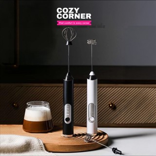 COZYCONER เครื่องตีฟองนม เครื่องตีไข่ ปรับได้3ระดับ ชาร์จUSB