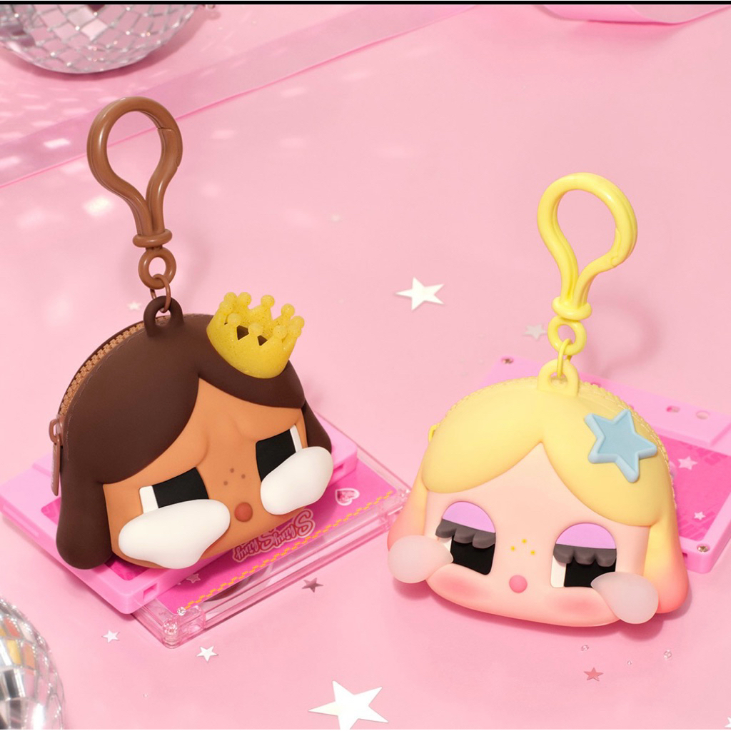 พร้อมส่ง เคสหูฟัง POP MART CRYBABY SHINY SHINY ทนทาน ขนาด 6x10 ซม.
