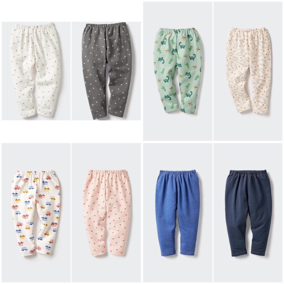 Uniqlo กางเกงเลกกิ้ง ทรงหลวมไซด์ 80 - 120 ของแท้ ใหม่ พร้อมส่ง