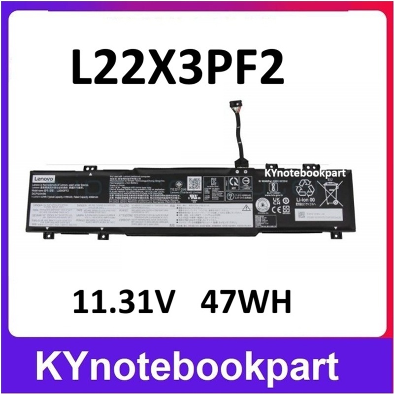 แบตเตอรี่ ของแท้ LENOVO IdeaPad Slim 3 14AMN8 15IRH8 16ABR  L22X3PF2