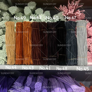 ลวดกำมะหยี่DIY 6-7mm. เคาะฝุ่นใส่ถุงพร้อมใช้ พร้อมส่งจากไทย ถ่ายจากสินค้าจริง