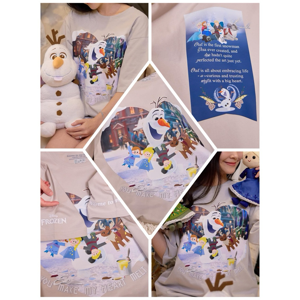 Home To My Heart เสื้อ Disney Frozen Olaf (New in pack) พร้อมส่ง