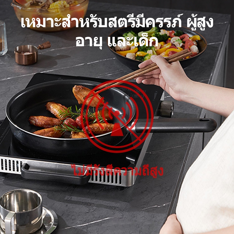 KEVE เตาแม่เหล็กไฟฟ้า เตาไฟฟ้า3500W หม้อไหนก็ใช้ได้ค่ะ induction cooker เตาอินฟาเรด ระบบทัชสกรีน - รูปที่ 5
