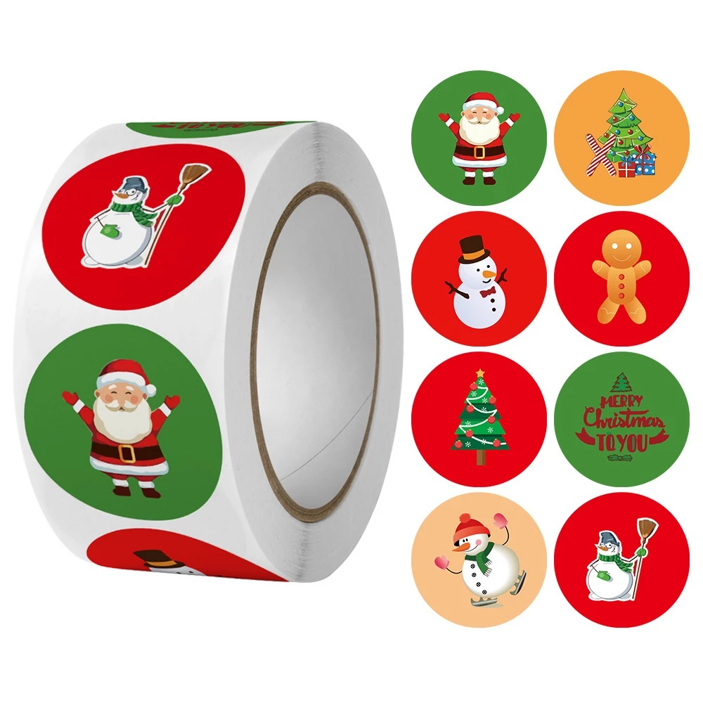 A770 [480-500ดวง] สติ๊กเกอร์ขอบคุณ Thank you สติ๊กเกอร์น่ารัก ตกแต่ง กล่อง diy sticker tape คริสมาส