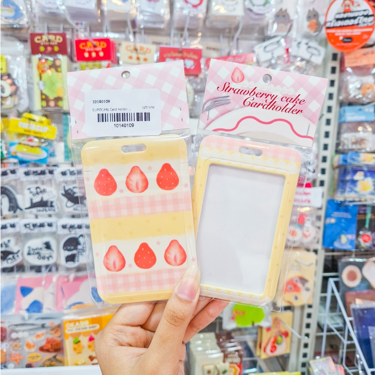🍪มีลายใหม่ด้วยนะ!🍪Card Holder ที่ใส่บัตรลาย Biscuit และ Strawberry Cake น่ารักจนใจละลาย🍓[Cupid's cak