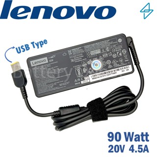 Lenovo Adapter ของแท้ 20V/4.5A 90W หัว USB สายชาร์จ Lenovo, …