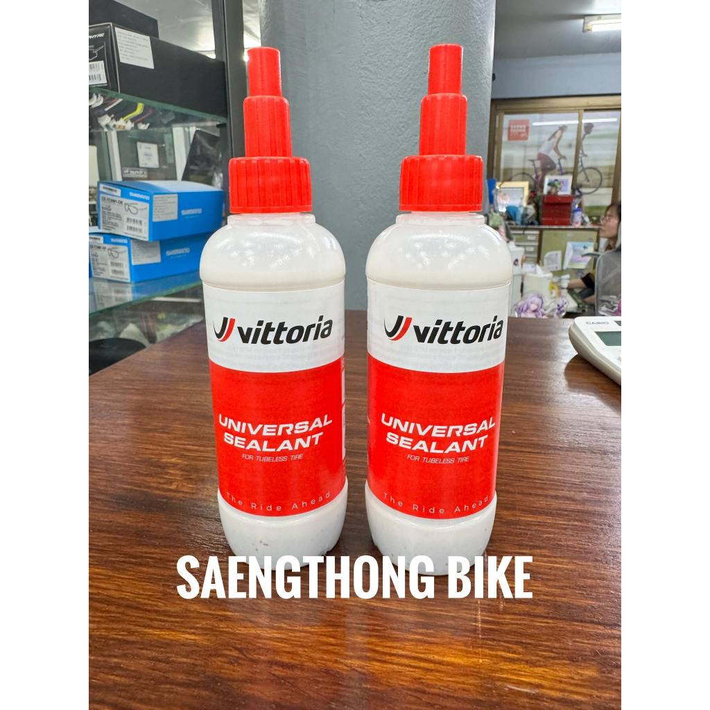 (แพ็คเกจใหม่) Vittoria Tubeless Sealant : น้ำยา Sealant กันซึม กันรั่ว อุดรอยรั่ว ใช้กับยางจักรยานแบ
