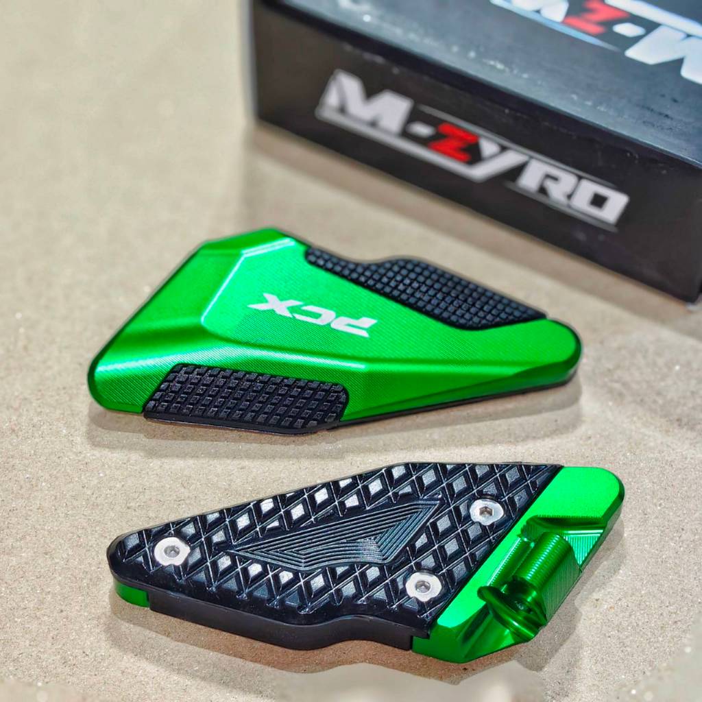 พักเท้าหลัง PCX160 ปี21-25 M-zyro  CNC 7 สี : ดำ/แดง/เงิน/เขียว/น้ำเงิน//ชมพู/ทอง 900 - รูปที่ 4
