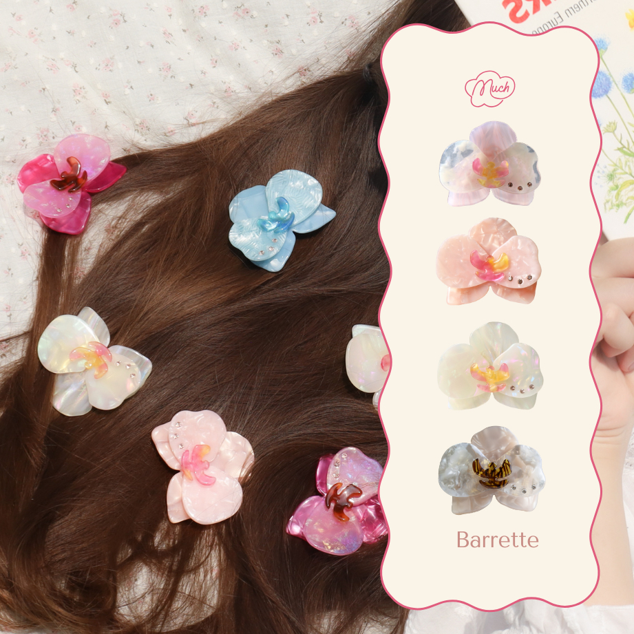 พร้อมส่ง VARY MUCH  กิ๊บติดผม  by VARYWELL ORCHID COLLECTION กล้วยไม้ Barette