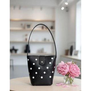Polka Dots Bucket Bag กระเป๋า แบรนด์ CICELLE (ซีเซล) 1679