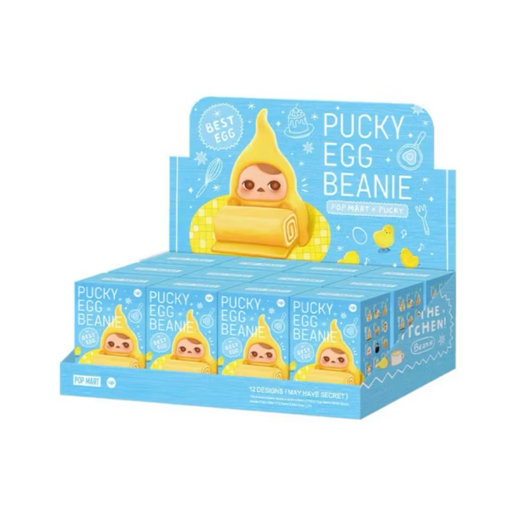 PUCKY Egg Beanie Series Figures ( พร้อมส่งใน🇹🇭 ยก Box )