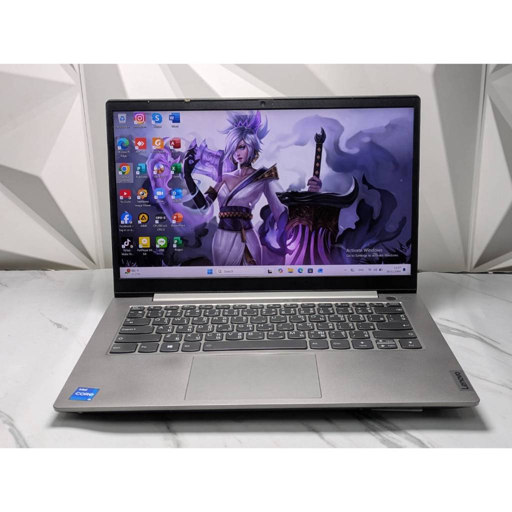 second hand notebook  Lenovo ThinkBook 14 G2 ITL   สเปก intel Core i5 -1135G7 (gen11)  Ram 8 GB SSD 