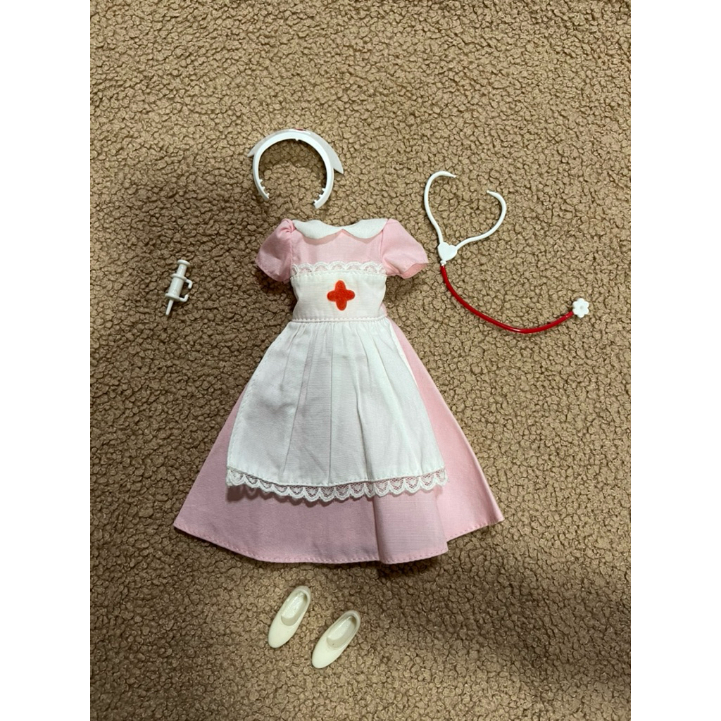 ชุดลิกะ vintage style nurse licca outfit ชุดน่ารักบลายธ์เจนนี่ก็ใส่ได้ค่ะ