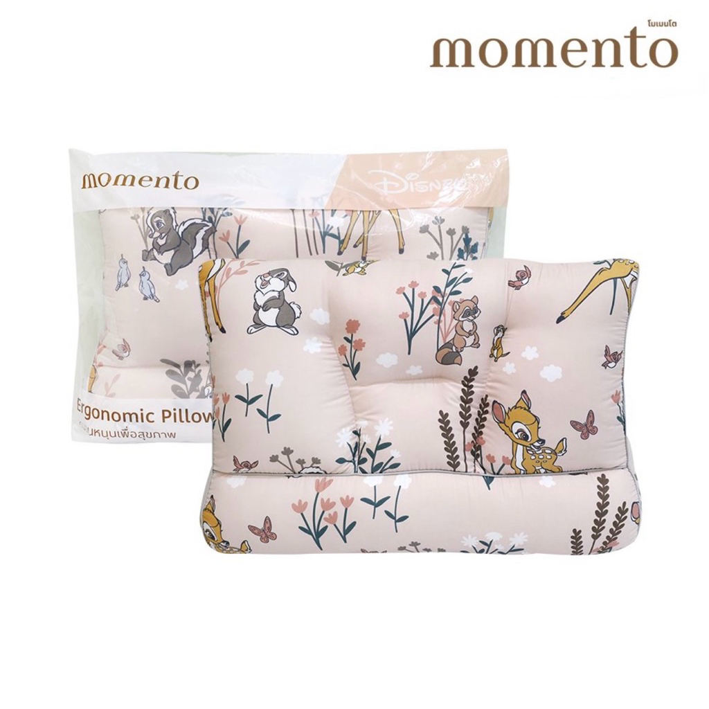 🔥พร้อมส่ง🔥ส่งไว✨Momento x Disney Classic หมอนสุขภาพ 3D ดิสนีย์ คลาสสิก 40X70 ซม. นุ่มสบายมาก🎁ของขวัญ