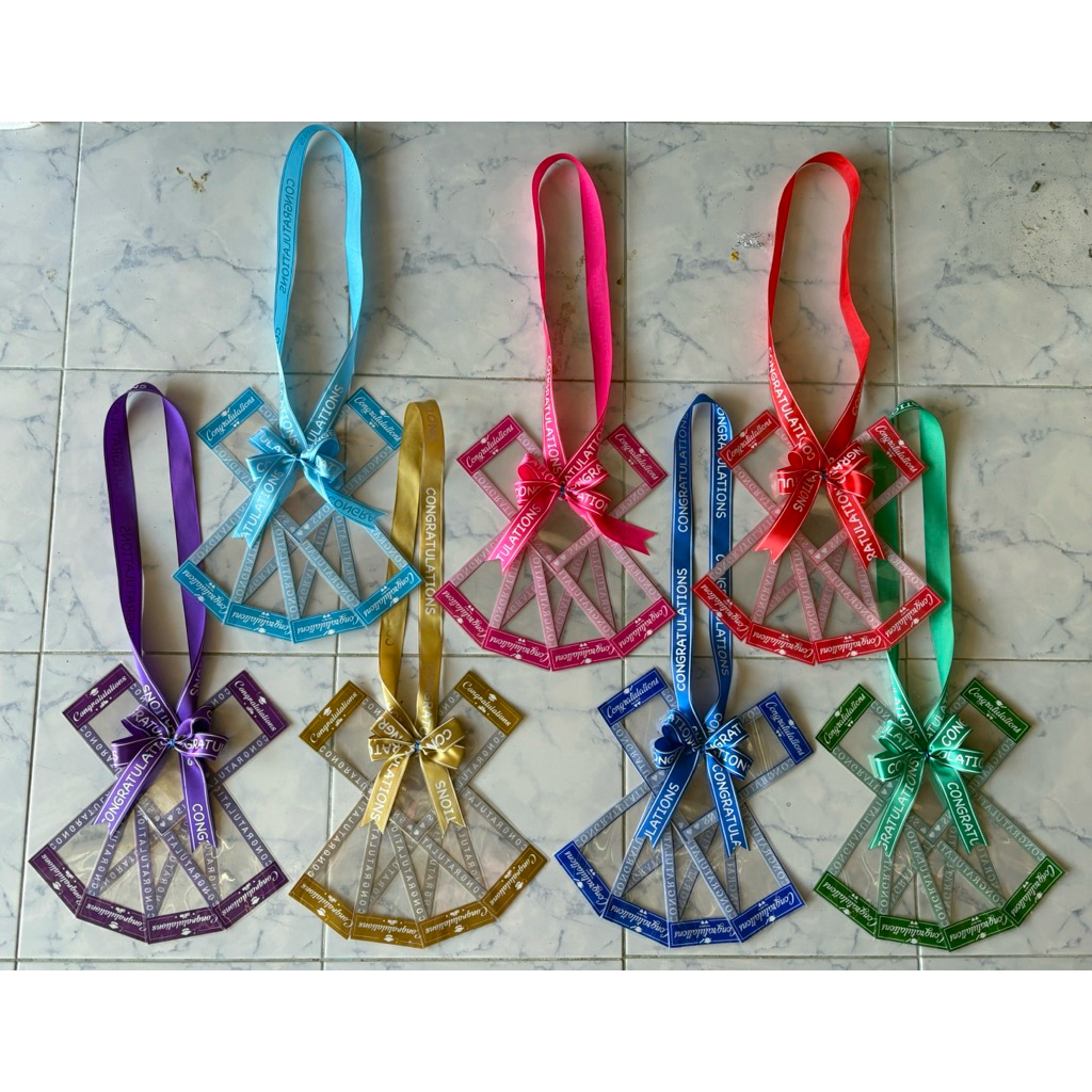 พร้อมส่ง 💜 พวงมาลัยใส่เงิน พวงมาลัยคล้องคอ พวงมาลัยเงิน 6 ใบ และ 12 ใบ ใส่เงินได้ทุกขนาด