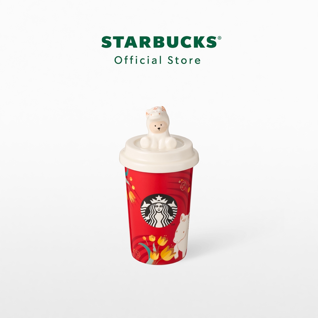 Starbucks Zodiac Bearista Horse Canister กระปุกเซรามิกใส่เมล็ดกาแฟสตาร์บัคส์ A11175271