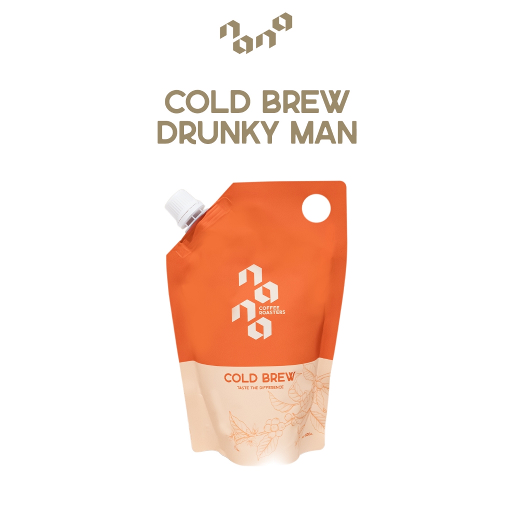 Nana Coffee Roasters - กาแฟ Cold Brew Drunkyman กาแฟพร้อมดื่ม 500 มล (500 ml)